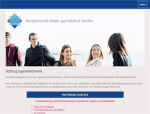 Tablet Screenshot of jugendnetzwerk.ch